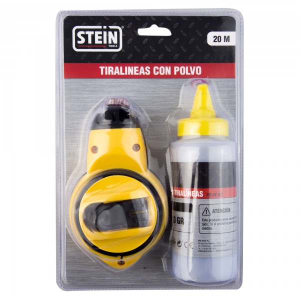Tiralineas stein 20 mt. con polvo