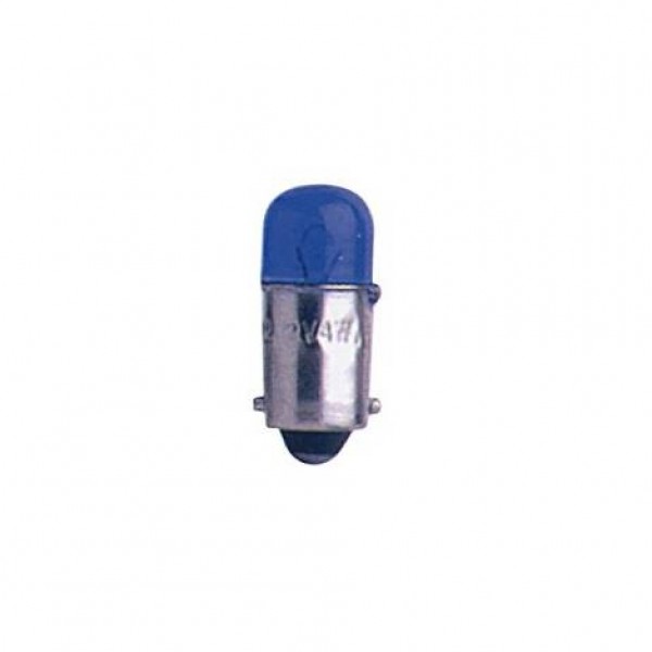 Lámpara t.control 12v 4w ba9s azul. caja 10 uds