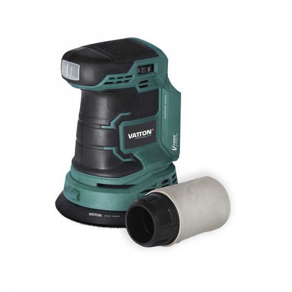 Lijadora excentrica 125mmvatton 20vs/bat