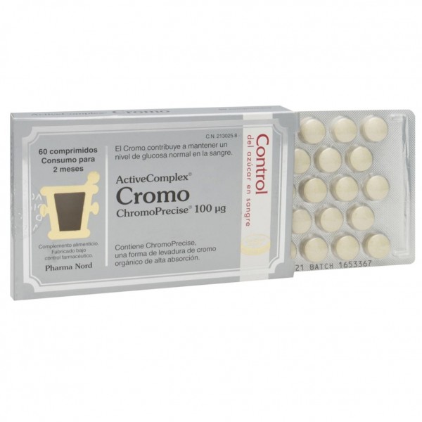 Activecomplex Cromo 100 ?cg 60 Comprimidos