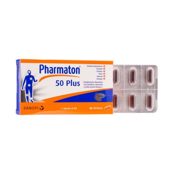 Pharmaton 50 Plus 30 Capsulas