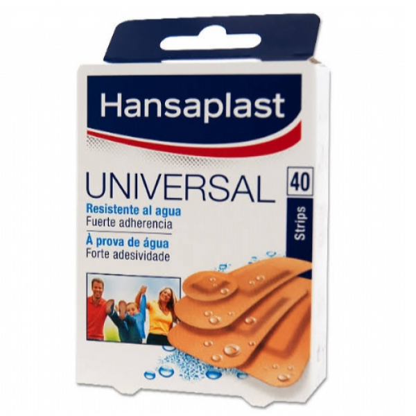 Hansaplast Universal Apósitos Resistentes Al Agua Surtido 40 Unidades