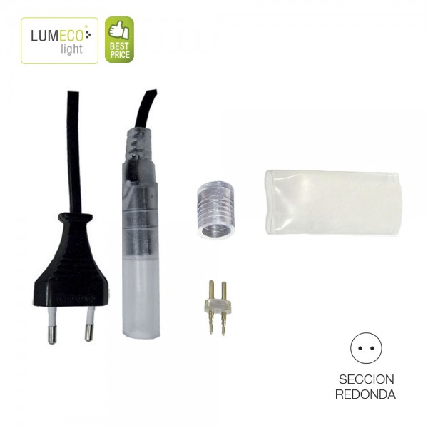 Kit alimentacion para tubo flexiled fijo 1,5 m max 480 w