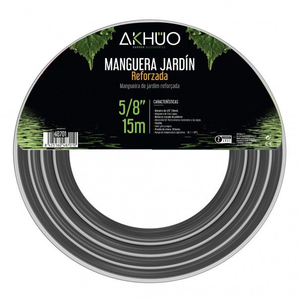 Manguera jardin polies.reforz.5/8 15m