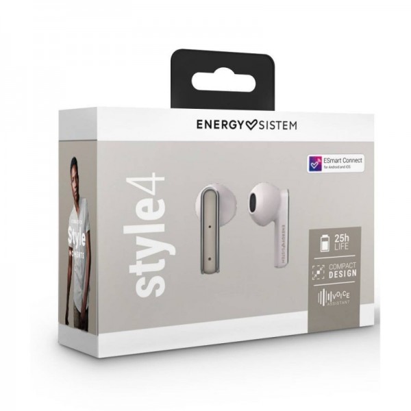 Energy sistem auriculares tw style 4 cream