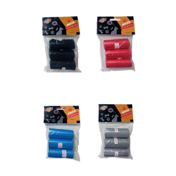 Mihogar Bolsas excrementos 3x15uds