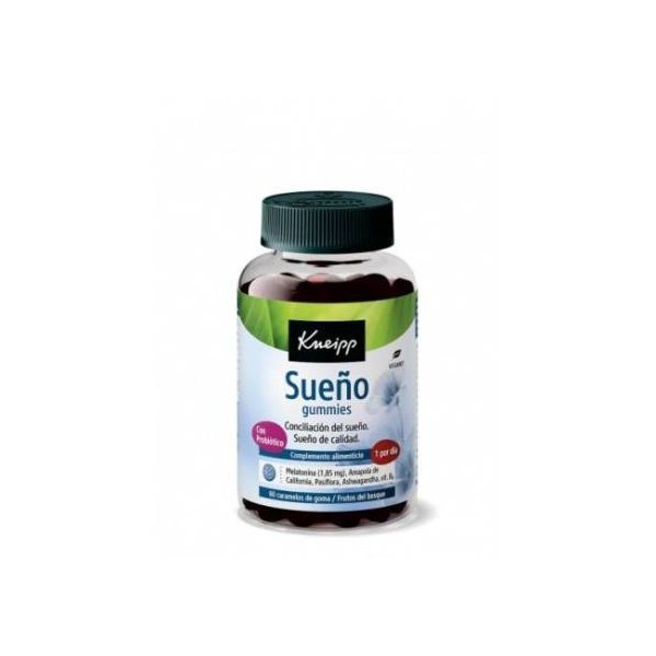 Kneipp Sueño 60 Gummies Sabor Frutos Del Bosque