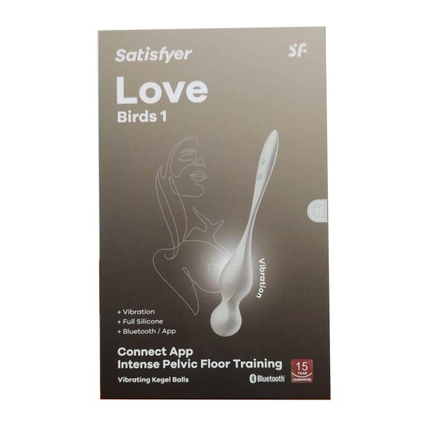 Satisfyer love birds 1 intense pelvic floor training app beige 1un