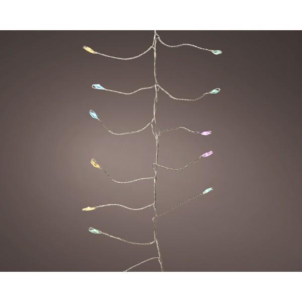 Guirnalda microleds parpadeante, 480 leds, multicolor suave