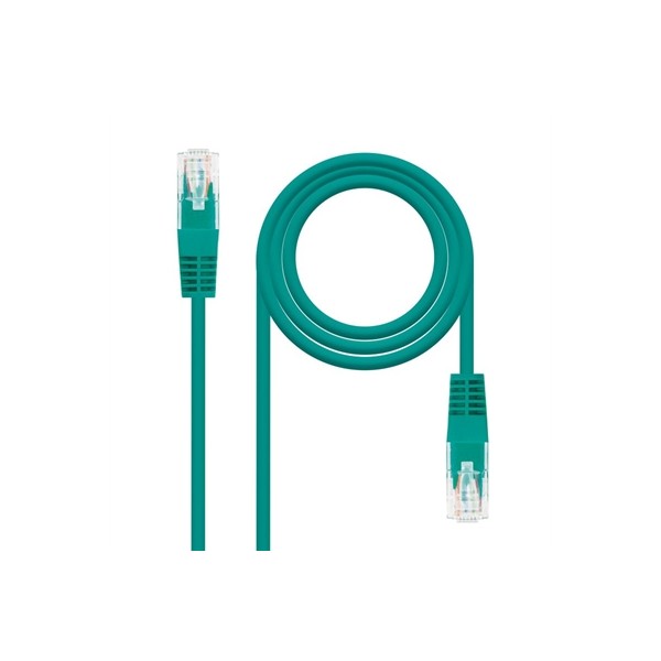 Nanocable latiguillo rj45 cat. 6 utp 3 m verde
