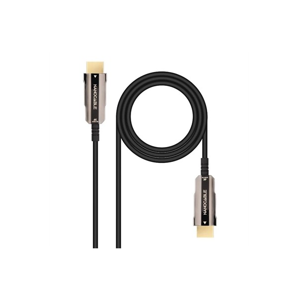 Nanocable cable hdmi v2.0 aoc 4k@60hz 18gbp 10 m