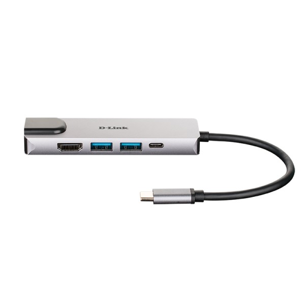 D-link dub-m520 hub usb-c hdmi/2usb 3.0/usb-c/ethe