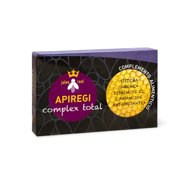Apiregi complex total jalea real 1500 mg 20 viales x 10 ml