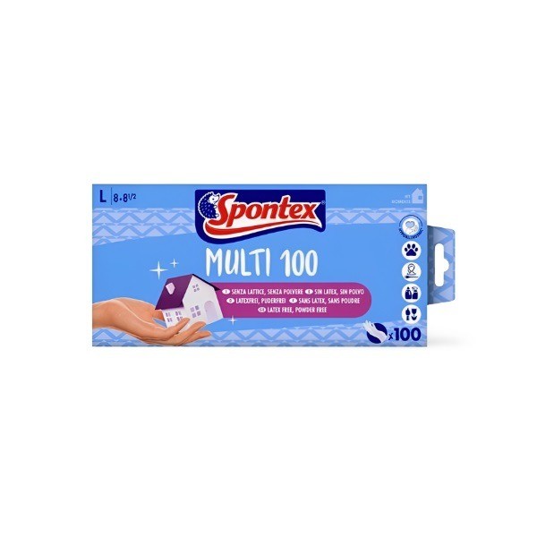 Spontex guantes Multi 100 talla L