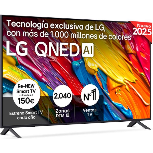 Lg qned ai qned82 / televisor smart tv 65" qned uhd 4k hdr