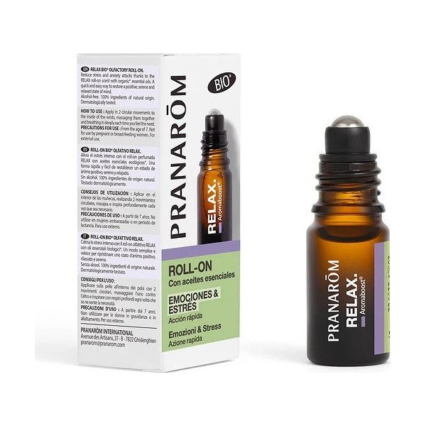 Pranarôm Aromaboost Relax Roller 5 ml (Bio)