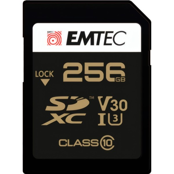 Emtec ecmsd256gxc10sp 256gb negro / tarjeta de memoria sd