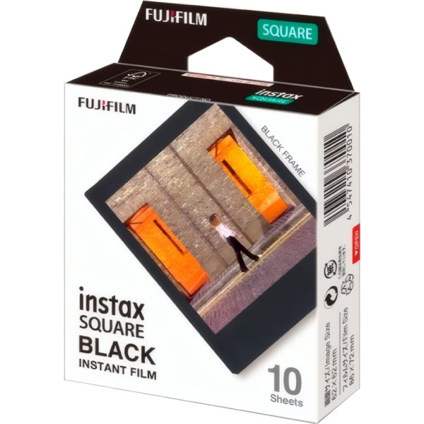 Fujifilm instax square black / película fotográfica instantánea