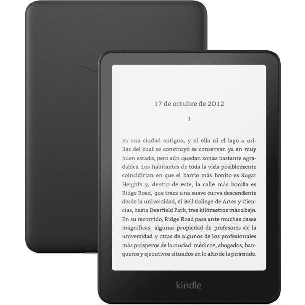 Amazon kindle paperwhite 16gb black / lector de libros electrónicos 7"