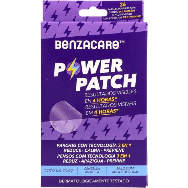 Benzacare Power Patch Parches Invisibles Antiacné 36 Unidades