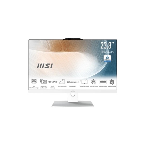 Msi am242tp-2022xeu c5-120u 16gb 512 dos 24" tac.b