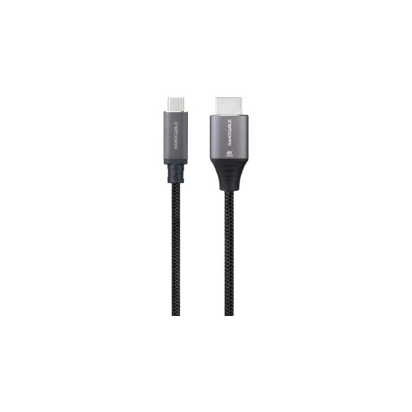 Nanocable cable usb-c/m -hdmi/m 2.0 4k 60hz 1.8m